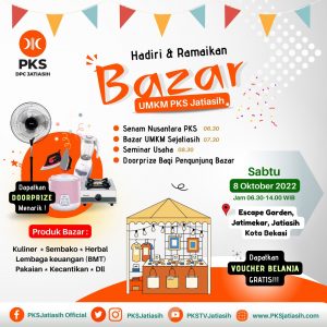 Bazar UMKM PKS Jatiasih Raup Omset Rp300 Juta Hanya dalam Dua Pekan