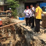Aleg PKS Komisi B DPRD Kota Bekasi Sidak Progres Perbaikan Jembatan Kali Sasak Jarang