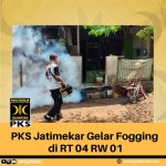 PKS Jatimekar Gelar Fogging di RT 04 RW 01